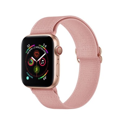 Curea Tech Mellow Compatibila Cu Apple Watch 4 / 5 / 6 / 7 / Se (42 / 44 / 45 Mm), Roz